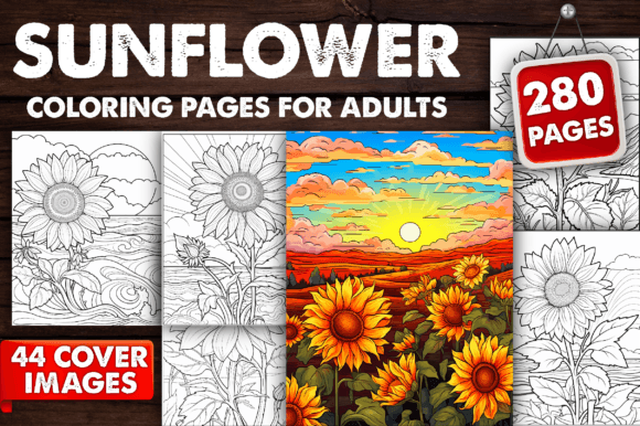 Download 280 Sunflower Coloring Pages for Adults - Premium Resources