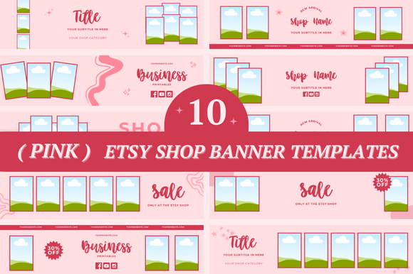 Download Etsy Shop Banner Canva - Etsy shop Collection