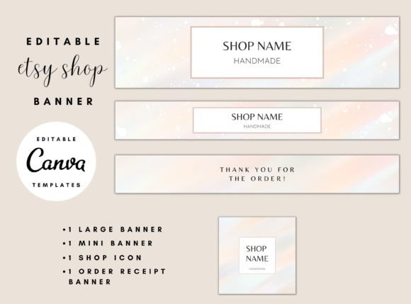 Download Elegant Etsy Shop Banner Templates - Etsy shop Collection
