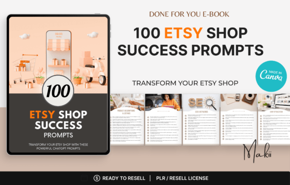 Download 100 ChatGPT Prompts, Etsy Shop Success - Etsy shop Collection