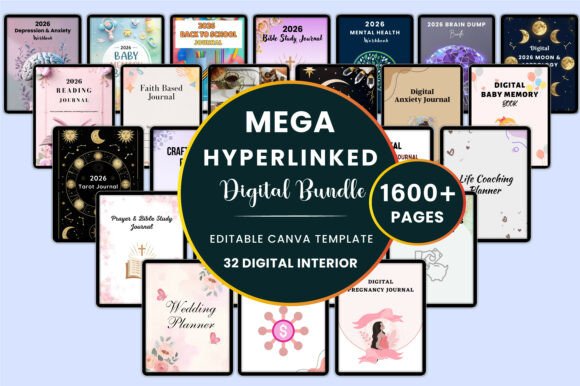 Download Mega Hyperlinked Digital Bundle/ KDP - Mega Collection