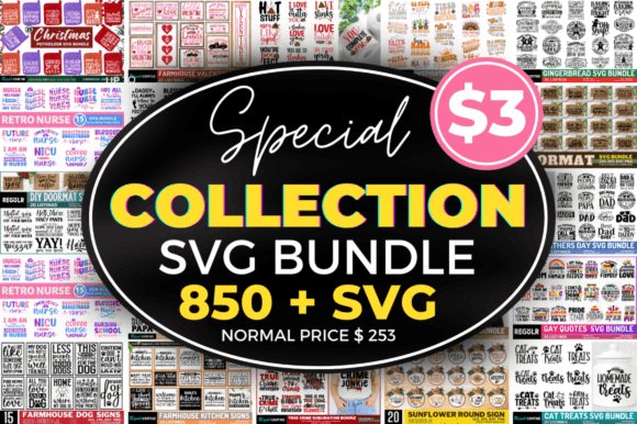 Download The Special SVG Mega Bundle - Mega Collection