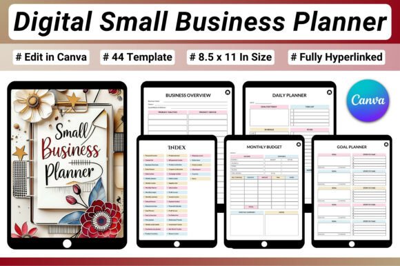 Download 📈 Digital Small Business Planner - Premium Bundle